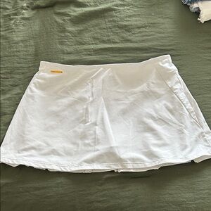 White Athletic Skirt